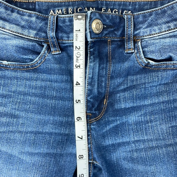 American Eagle Women’s High Rise Distressed Jegging, size 00 - Picture 6 of 10